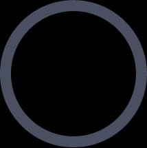 Indigo Outlined Circle